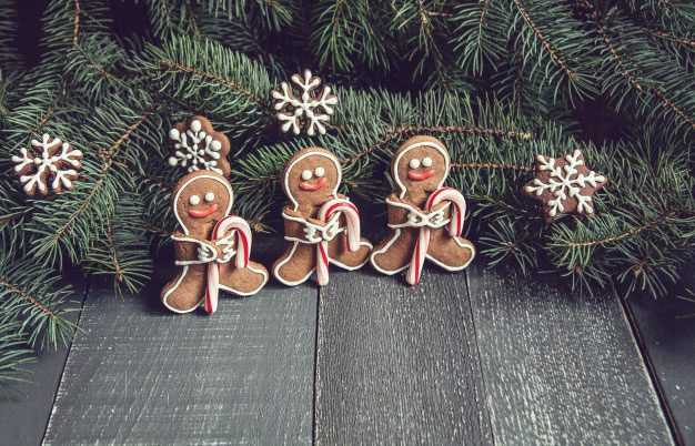 Butter biscuits christmas tree