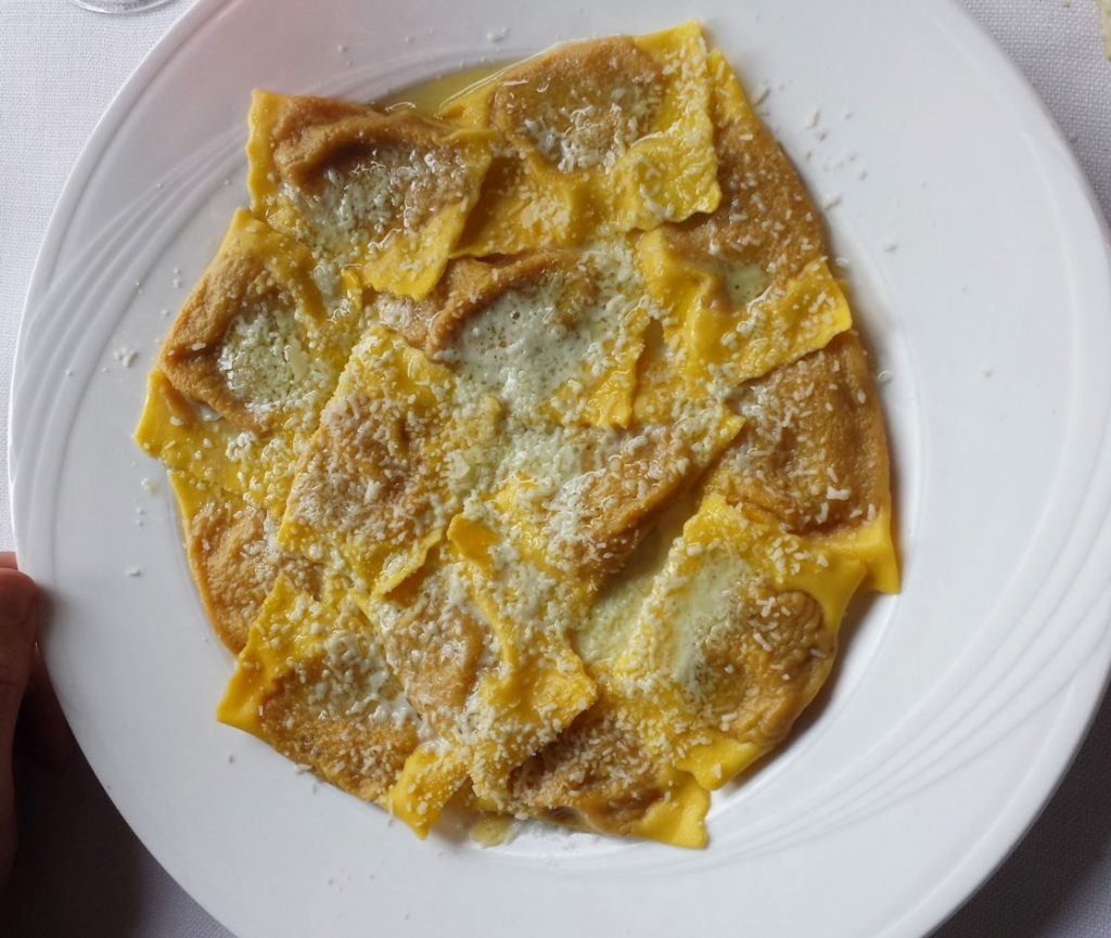 ravioli with pumpkin