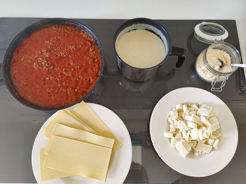 Lasagna italian recipe
