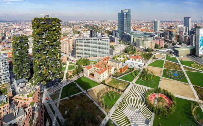 Gardens of Porta Nuova & Tree Library