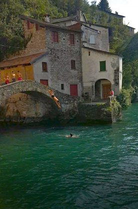 Nesso Lake Como swim