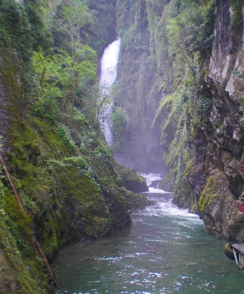 Orrido di Nesso waterfall