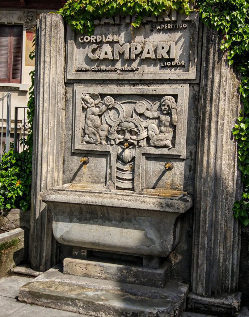 The Campari fountain Brunate