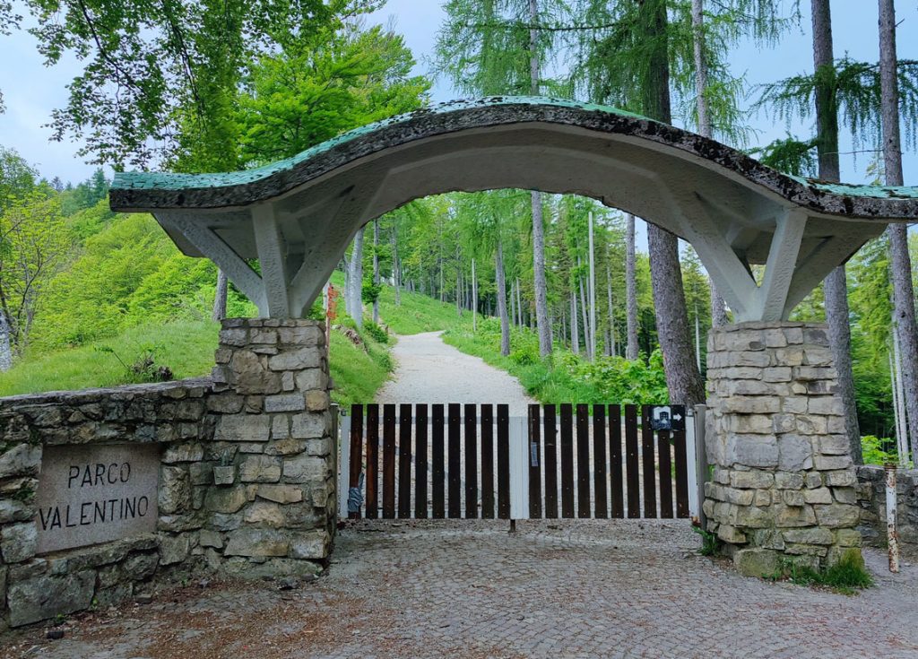 Entrance to Parco Valentino