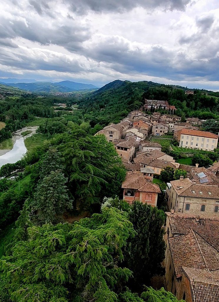 View from the Rocca Viscontea