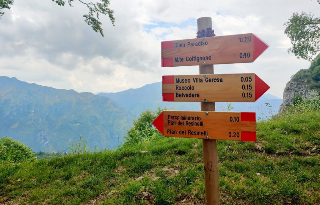 The trails Piani dei Resinelli