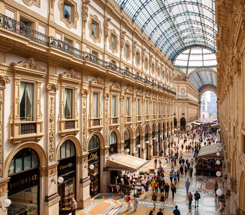 MILAN, ITALY - APRIL 12, 2014 Galleria Vittorio Emanuele S Louis Vuitton  Store In Milan The Galleria Was Designed And Built By Giuseppe Mengoni  Between 1865 And 1877 Stock Photo, Picture and Royalty Free Image. Image  29910566.