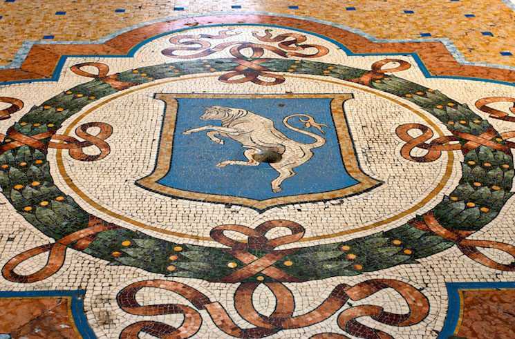 Turin’s symbol of the bull Galleria Vittorio Emanuele II