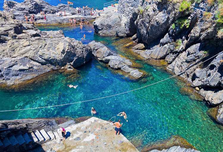 Manarola port