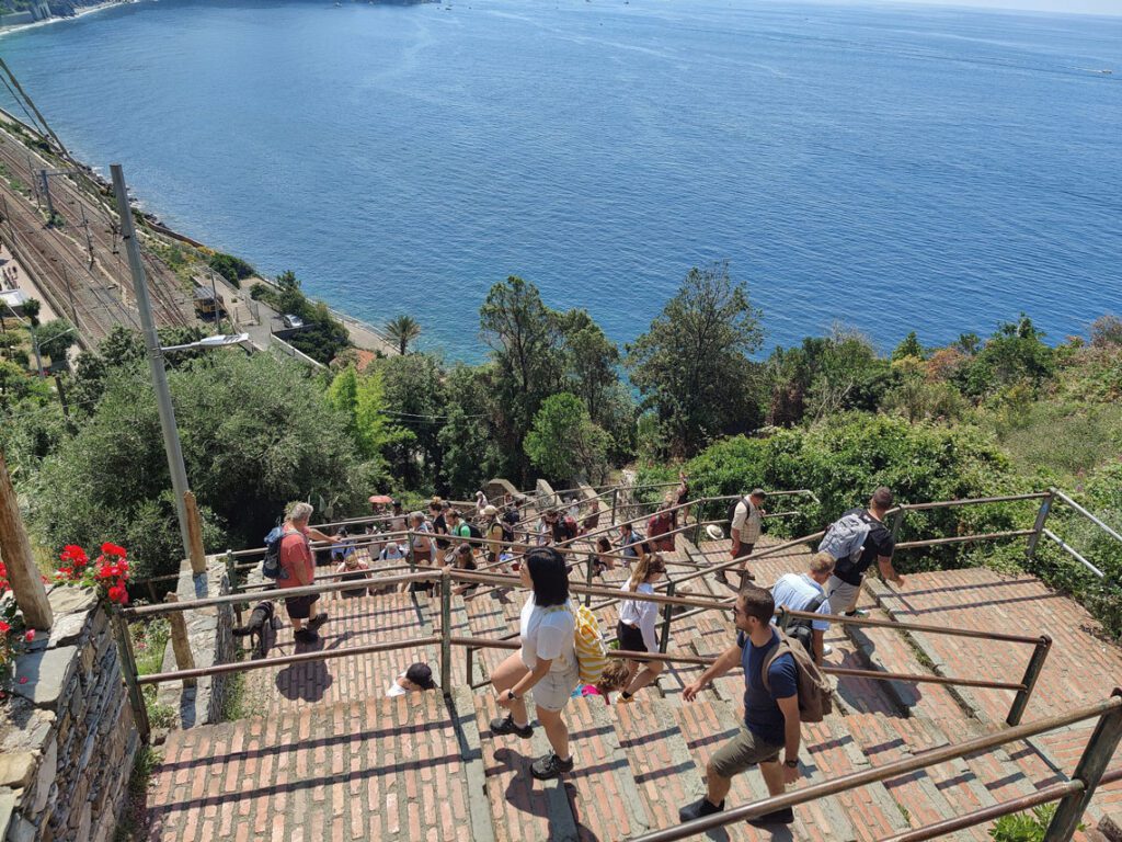 Corniglia stairs