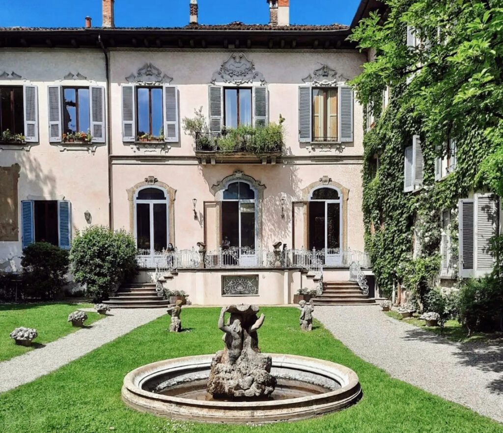 The garden of the Casa degli Atellani