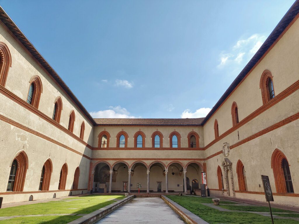 The Ducal Court Castello Sforzesco