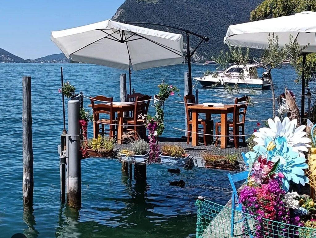 Lakeside restaurant Monte Isola