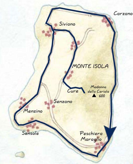 Monte Isola map
